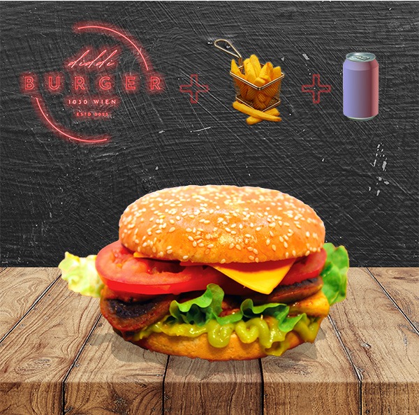 Gemüse Burger Menu