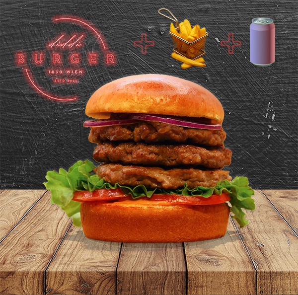 Triple Hamburger Menu
